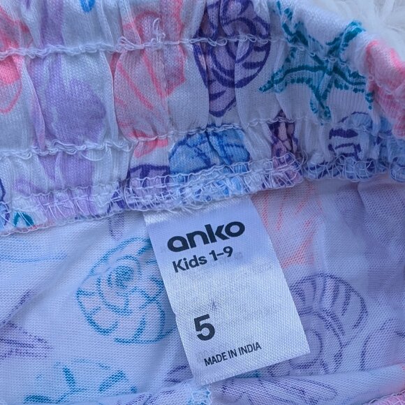 ANKO's Playful Ocean Adventure Elastic Waist Shorts Dive into Summer Vibes NWOT - Picture 6 of 9